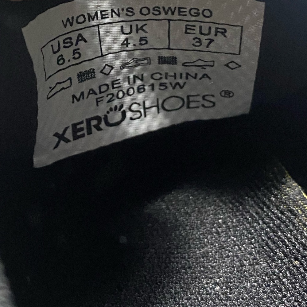 Xero Shoes Oswego Shoe Black and Gray Size 6.5 - Picture 5 of 9